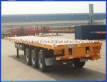 3 Axle 20FT 40FT Container Transport Flatbed Trailer