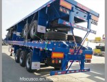 China Golden Supplier 40FT Flatbed Container Trailer for Sale