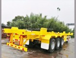 China High Quality 40FT Tri Axles Terminal Yard Semi Trailer for Port Yard Use