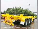 Cimc Top Skeletal Terminal Chassis/ Bomb Cart Trailer for Containers Transport