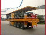 40FT Flatbed Shipping Container Trailer Part for Fuwa