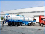 3 Axle 20000 Liters Vacuum Sewage Suction Trailer