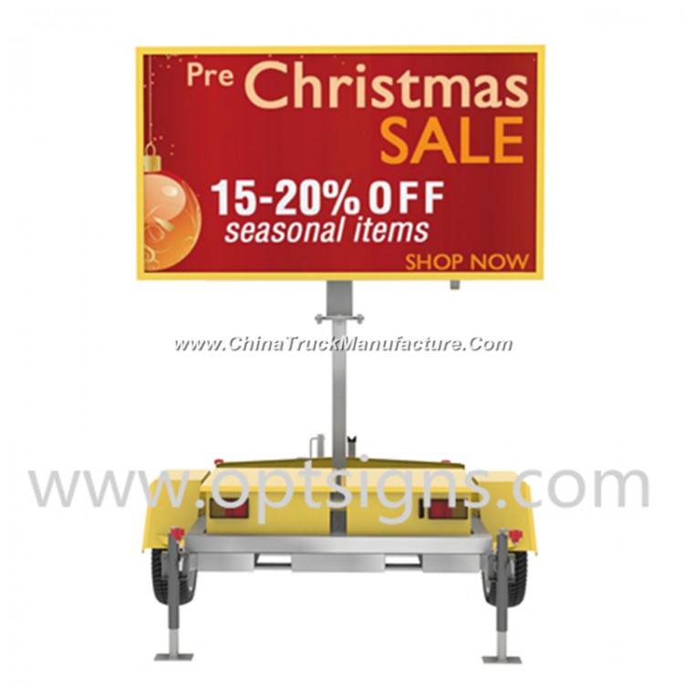 LED Advertising Board Variable Messsage Signs Portable Vms Trailer