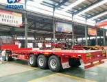 40FT 3axles Flatbed Trailer/Container Trailer for Sale