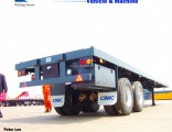 40FT Flat High Bed Container Semi Trailer for Sale
