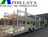 Electric Pump Two Axles Car Carrier Trailer