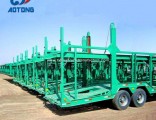 Heavy Load Hydraulic Lifting 2axles Car Carrier Truck Trailers