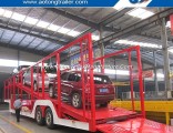 2 Axles Lowbed Car Carrier Transport Semi Traile
