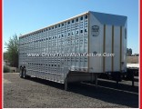 Livestock Animal Carrier Semi Truck Aluminum Box Sheep Cattle Trailer