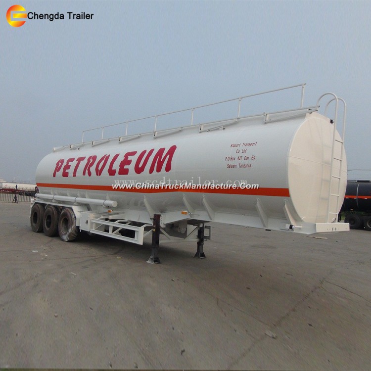 40ton Loading Diesel Oil Fuel Tanker Trailer