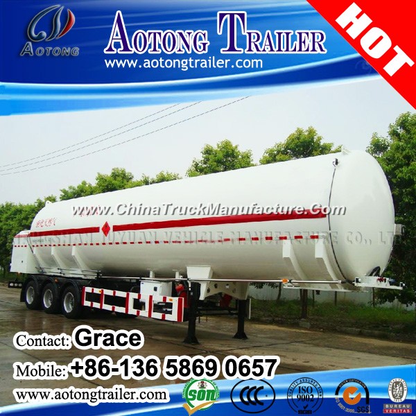 China Factory Chemical Liquid Tanker Semi Trailer, 3 Axles Fuel Petrol Tanker Semi Trailer, Oil Tank