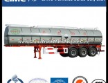 Cimc Heavy Duty 3 Axle Bitumen Asphalt Tank Truck Trailer