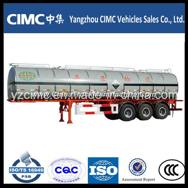 Cimc Tri-Axle Asphalt Tanker Semi Trailer