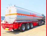 3 Axles Crude Oil Tanker Transportation Fuel Tank Semi Trailer
