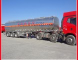 3axle Milk Water Liquid Food Transport Aluminum Tanker Semi Trailer