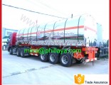 3axles Fuel Milk Truck Stainless Steel Tanker Semi Trailer