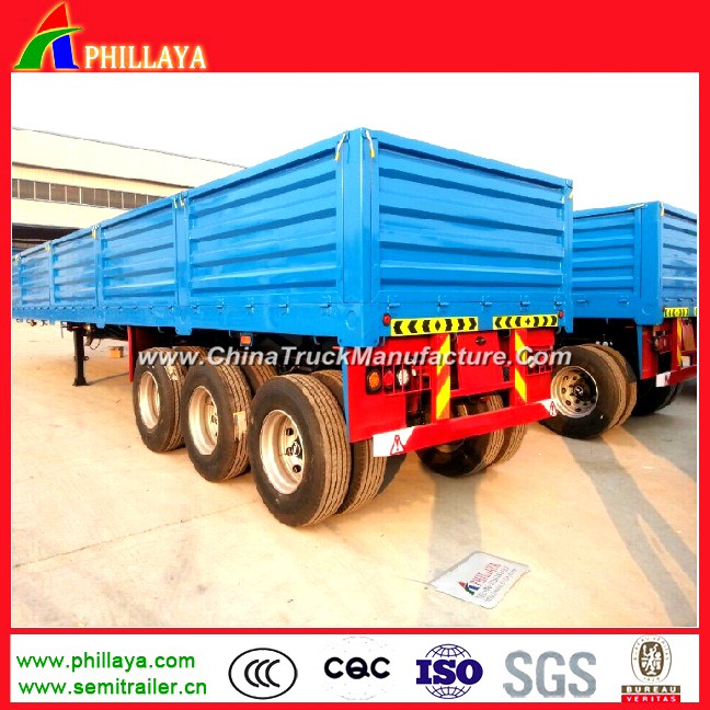 Widely Used Side Wall Truck Semi Trailer for Container Cargos