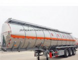 45000liters Aluminum Stainless Steel Tanker Fuel Tank Truck Semi-Trailer