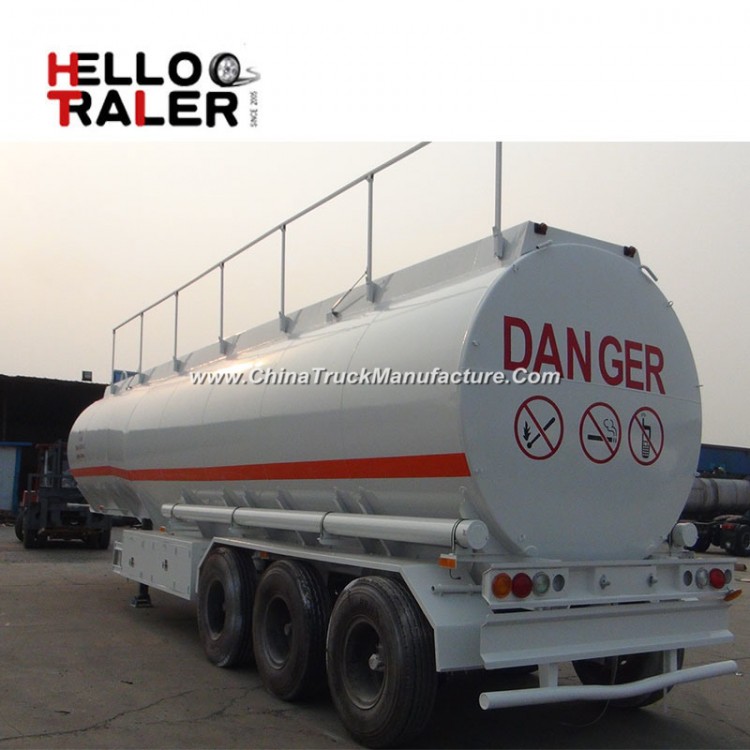 China Qualified Tri-Axle Low Price Fuel Tanker Transport Semi Trailer
