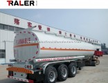 45000 Liters Aluminum Alloy Fuel Tanker 45 Cbm Fuel Tank Trailer for Sale