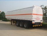 Low Price 45000 Liters Aluminum Oil Tanker Fuel Tank Trailer for Sale
