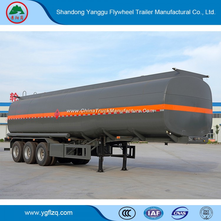 Carbon Steel Aluminium Oil Tanker Semi Trailer for Fuel/Diesel/Crude Transport