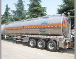 40000L 3 Axle Aluminum Alloy Fuel/Oil/Diesel Transport Tanker Semi Trailer