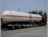 3 Axles Carbon Steel Tanker Truck Trailer for Fuel Oil Delivery