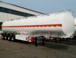 3 Axles 50cbm Stainless Steel Fuel Oil Tanker Semi Truck Trailer