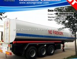 3 Axles Crude Oil Storage 40cbm Diesel Liquid Tanker Semi Trailer