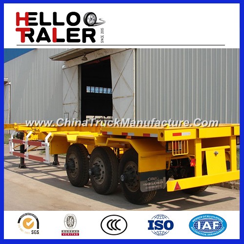 New Tri-Axle 40FT Skeleton Trailer with Container Locks