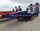 2017 Best Selling 3 Axles Low Bed Trailer Chassis