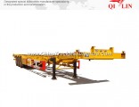 Tri Axles 40FT/2*20FT Container Chassis Trailer Skeleton Trailer