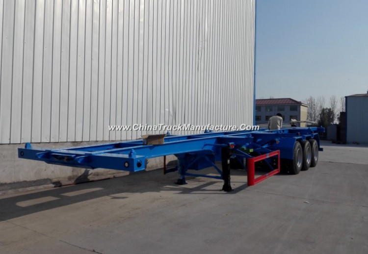 3 Axle 40 Feet Container Transport Trailer Skeleton Chassis