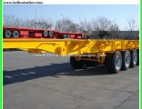 Heavy Duty 20FT 40FT 3 Axle Container Flatbed Semi Trailer Chiassis
