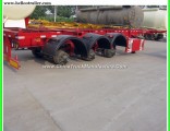 3 Axle 20FT 40FT Skeleton Container Trailer Frame