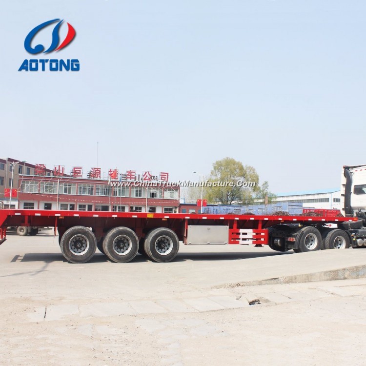 2018 New 3 Axle 40FT Flatbed Container Trailers for Sale