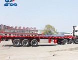 2018 New 3 Axle 40FT Flatbed Container Trailers for Sale