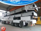 China Factory 3 Axle 40FT Side Wall Flatbed Container Trailer / Bulk Cargo Trailer Truck for Sale