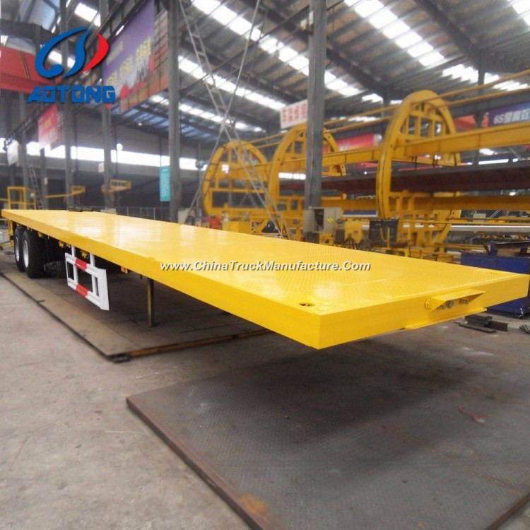 High Quality 2axle 40FT Flatbed Container Trailers for Sale