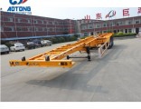 Factory Directly 3 Axle Skeleton Container Trailer Truck for 20FT 40FT with Competitive Price