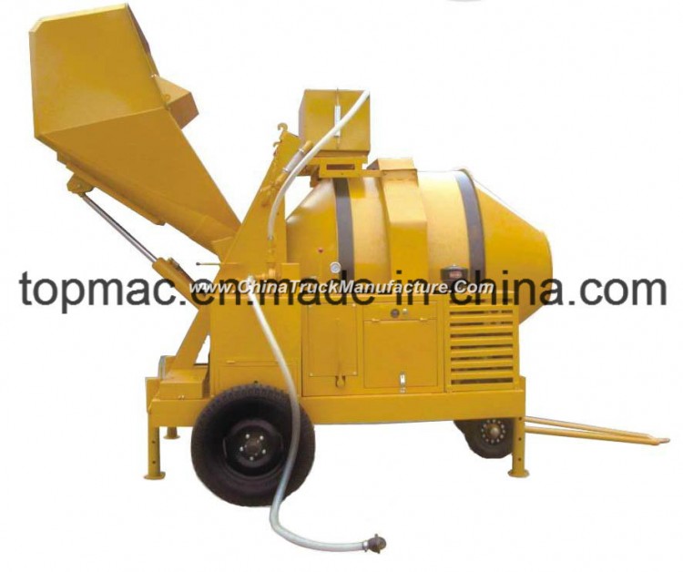 Diesel Reverse Drum Mixer with Hydraulic Fed