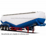 Tri-Axle Dry Bulk Cement Trailer/Cement Bulker Trailers with Air Compressor