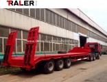 China Helloo Trailer Low Bed Semi Trailer 3 Axles