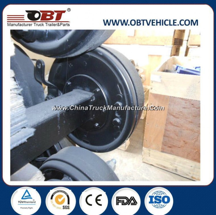 Obt Semi Trailer Straight Axle with Electric Drum Brake