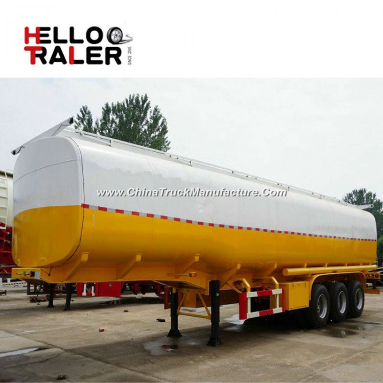 30000 Liters Fuel Oil Liquid Tanker Semi Trailer 3 Axles