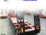Weifang Forever 3 Axle Factory Price for 50t - 60t Low Bed Truck Semi Trailer