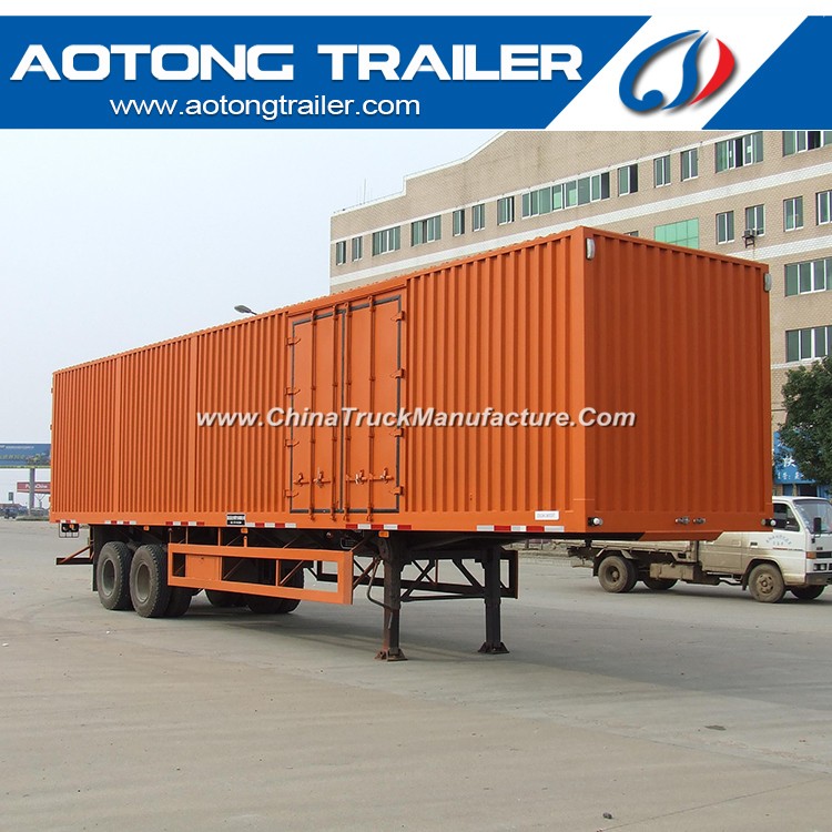Heavy Duty Trailer 3 Axles 50t Cargo Transport Semi Tralier for Sale