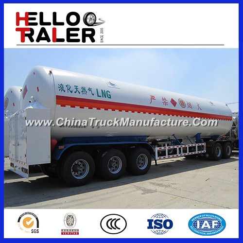 China Made Good Price 3 Axle 52.6 M3 Lngtrailer