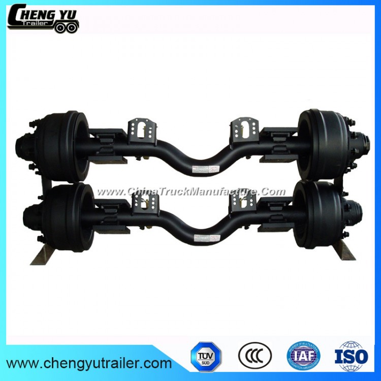 13t American Drop Center Bent Trailer Axle with Air Suspension